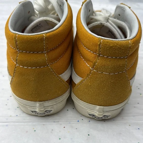 Vans Golden High-Top Sneakers with White Accents - Picture 6 of 7